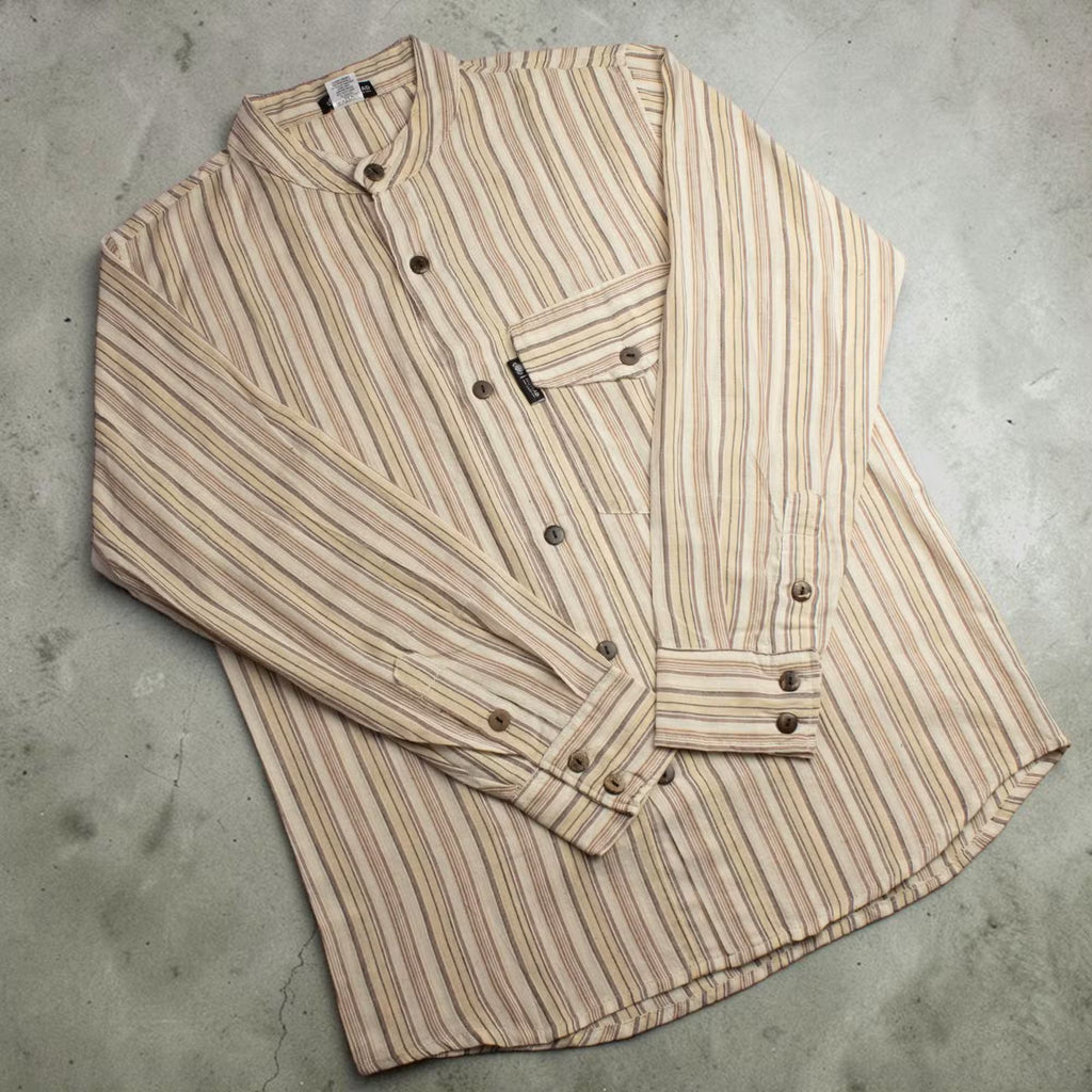 nomad-sari-grandad-shirt-brown-beige-large