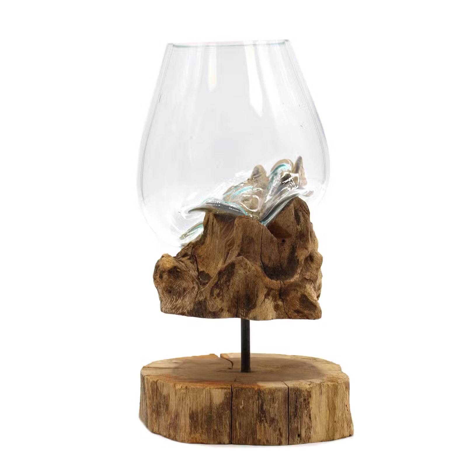molten-glass-on-wood-with-stand-large-bowl