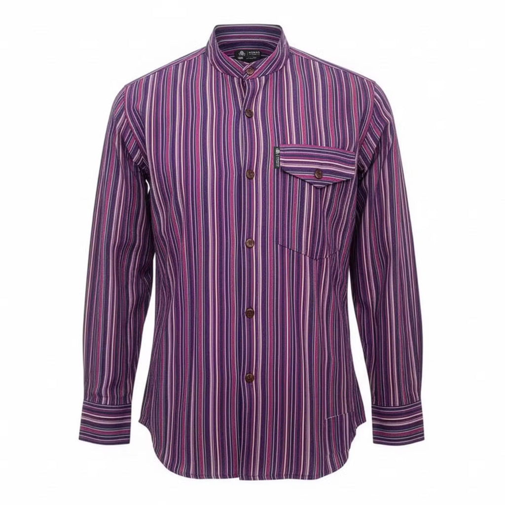 nomad-sari-grandad-shirt-black-purple-large