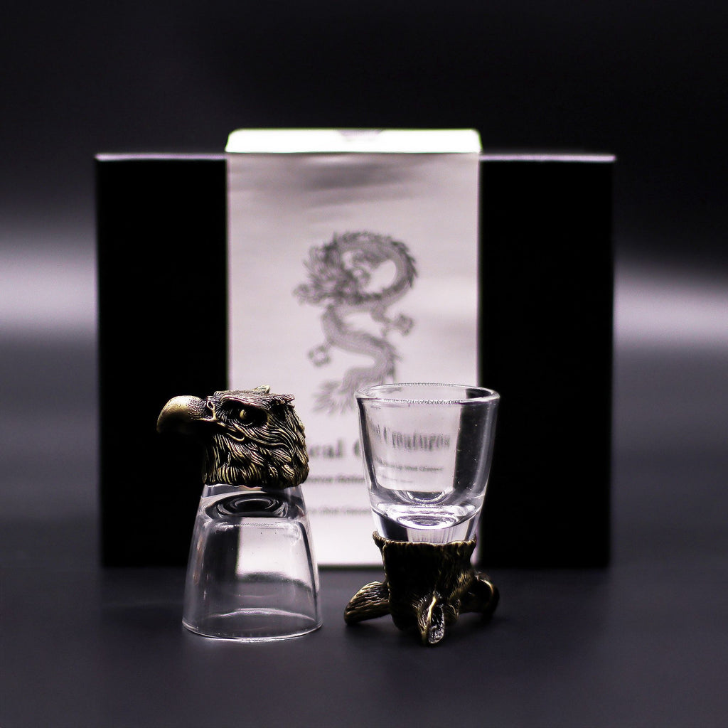 gift-set-of-6-shot-glasses-50ml-wild-forest-creatures-antique-bronze393