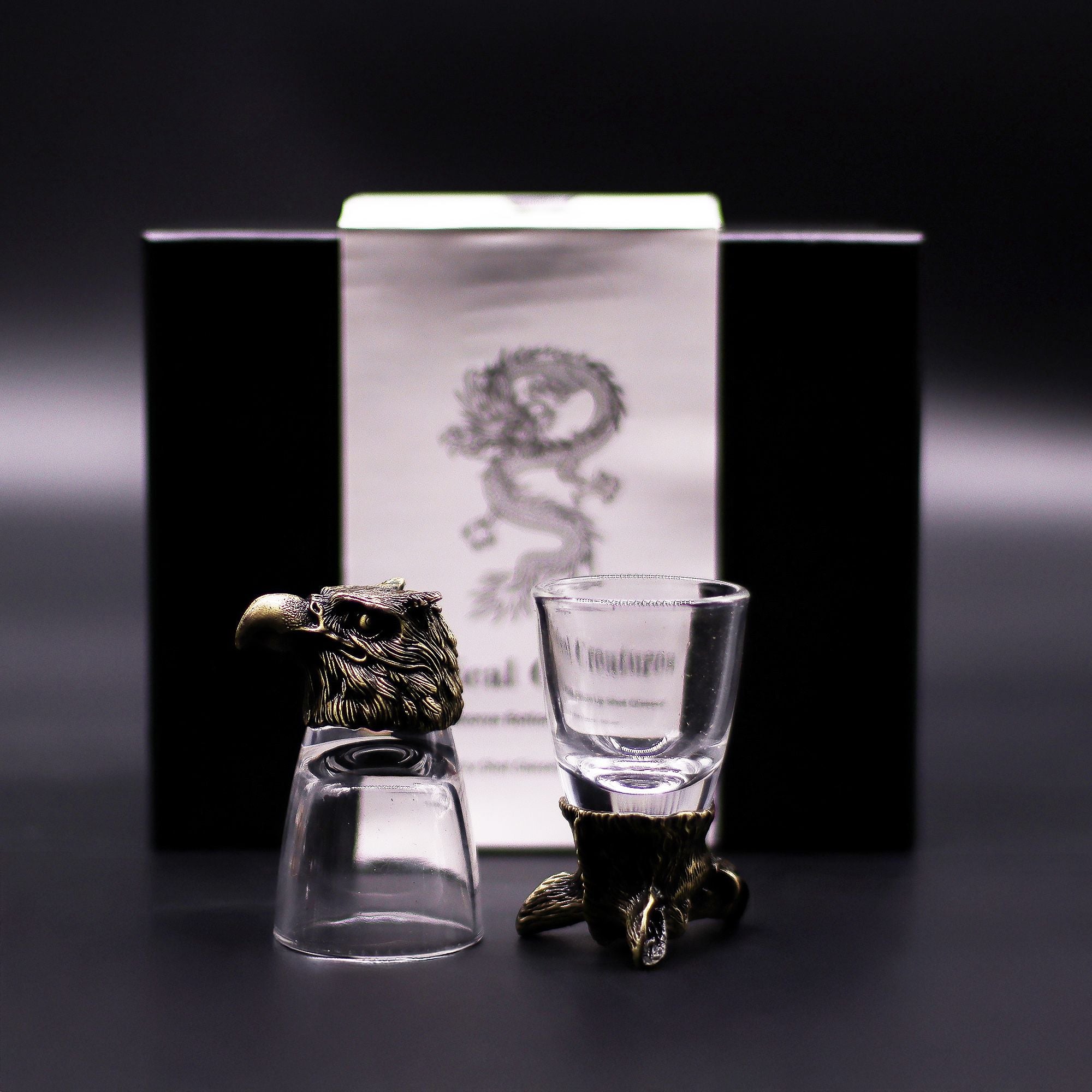 gift-set-of-6-shot-glasses-50ml-wild-forest-creatures-antique-bronze393