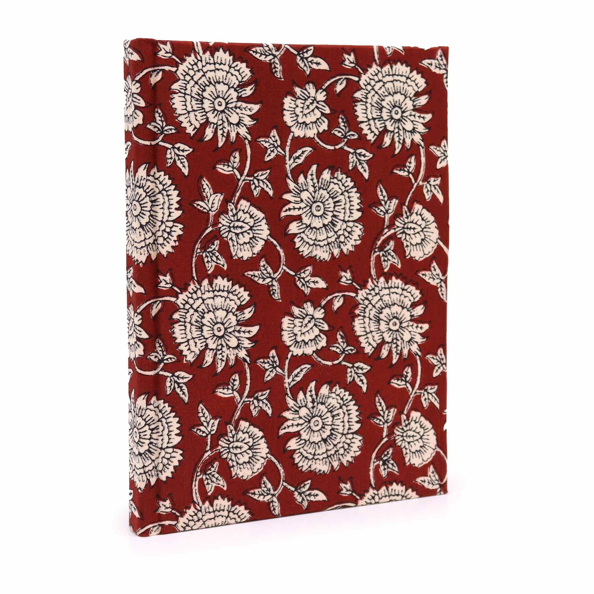 cotton-bound-notebooks-20x15cm-96-pages-burgundy-floral732