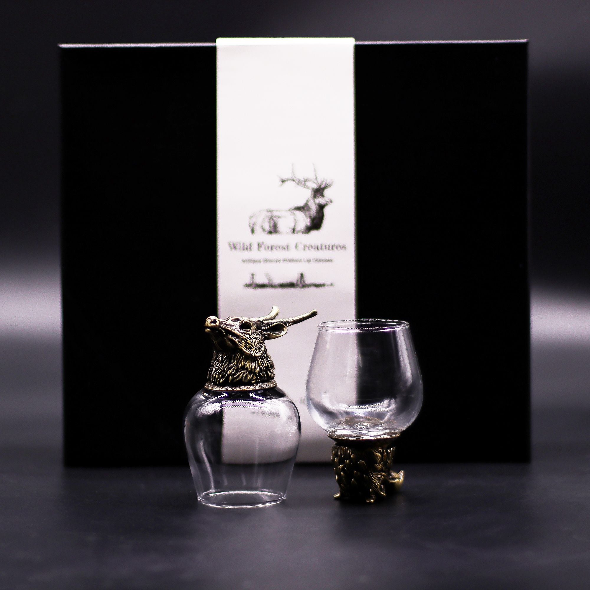 gift-set-of-6-glasses-100ml-wild-forest-creatures-antique-bronze392