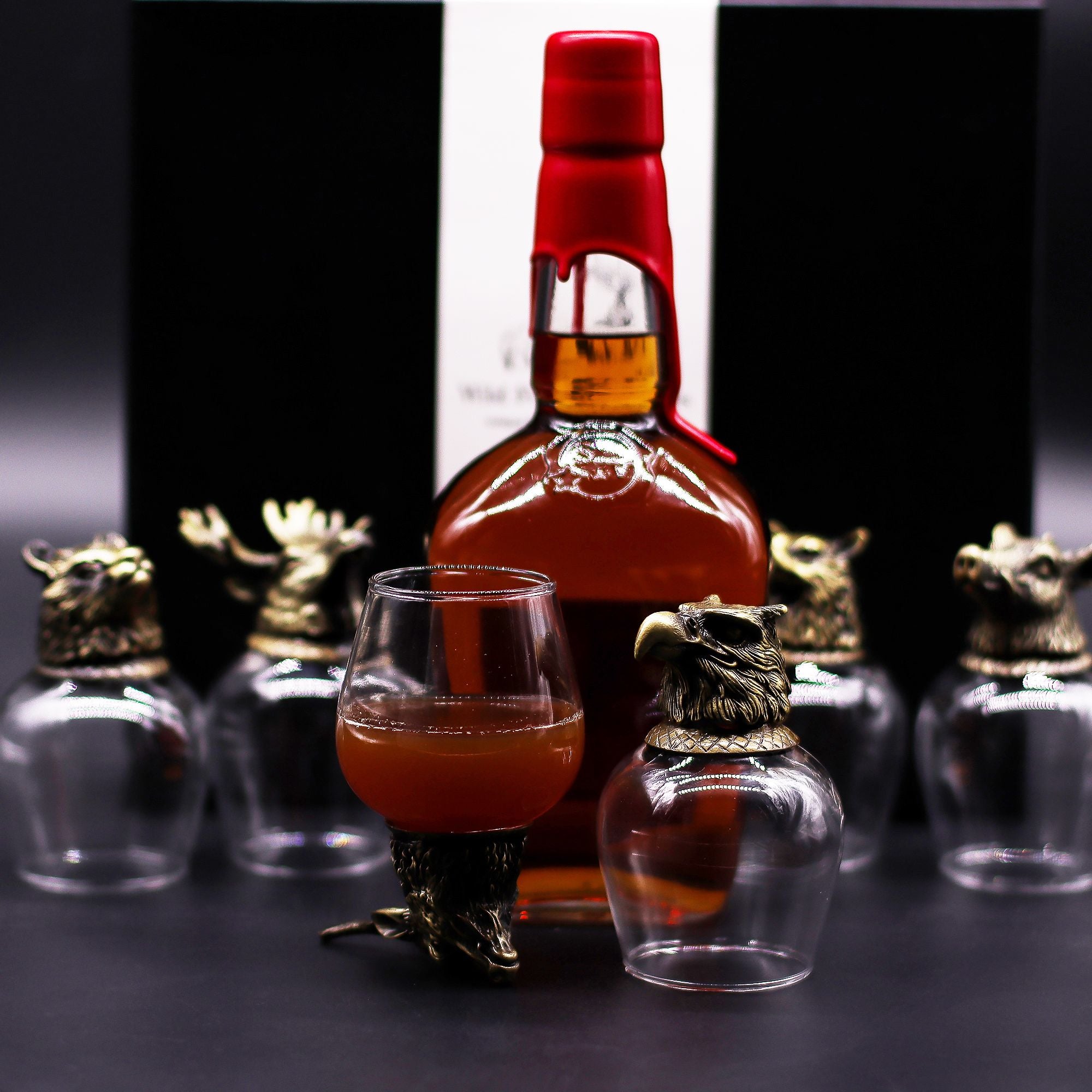 gift-set-of-6-glasses-100ml-wild-forest-creatures-antique-bronze392