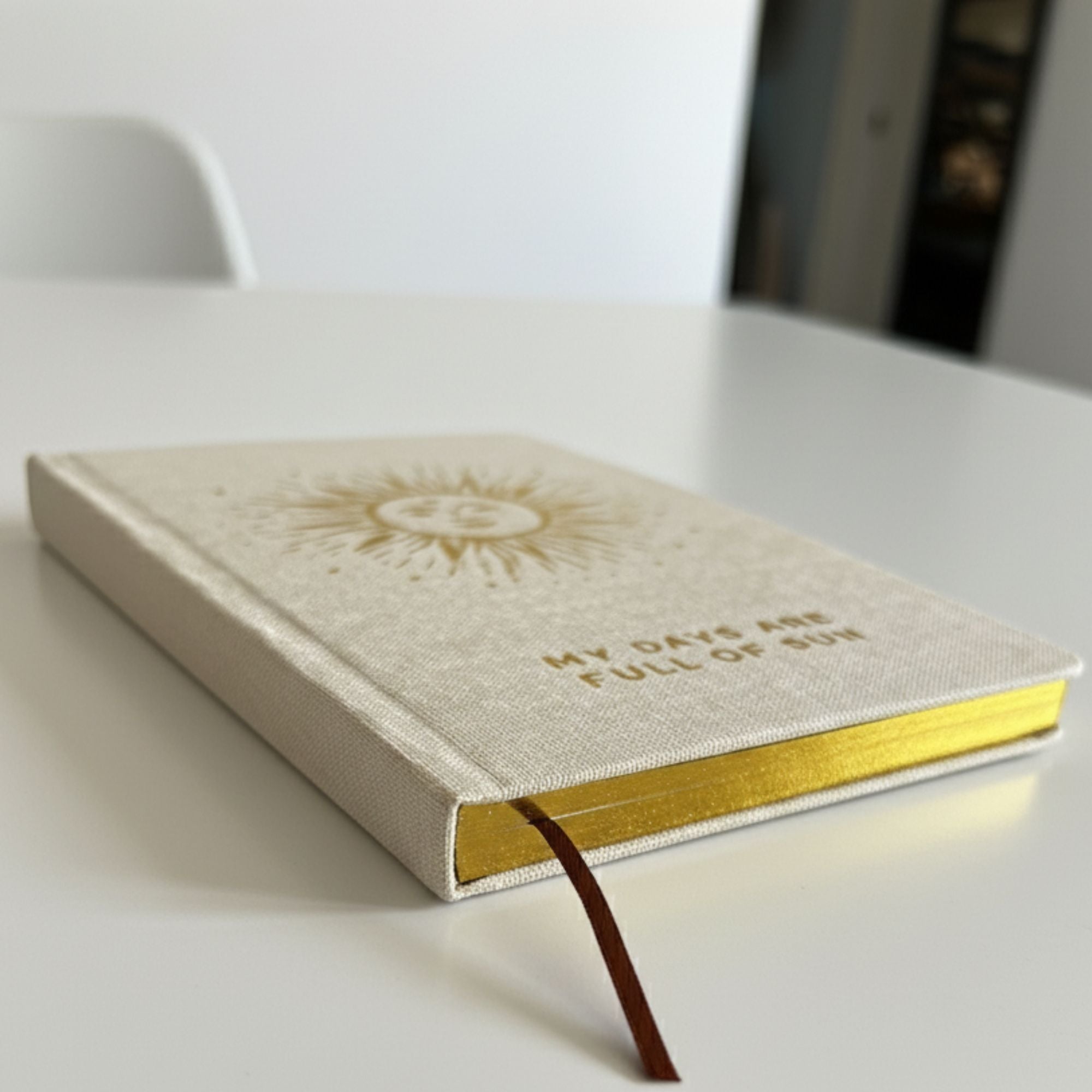 ivory-gratitude-journal-with-gold-lining-120-pages-my-days-are-full-of-sun668