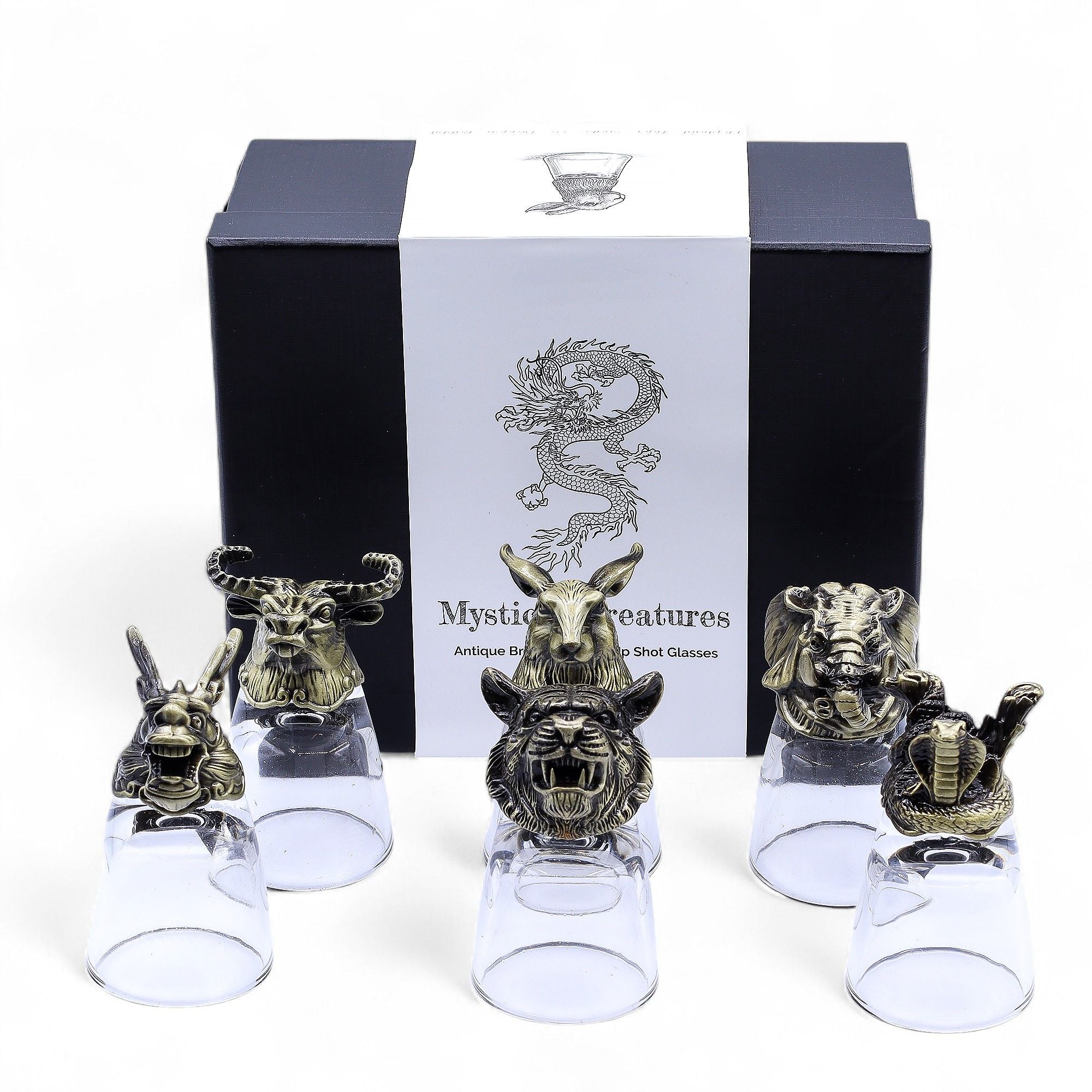 gift-set-of-6-shot-glasses-50ml-mystical-creatures-antique-bronze390