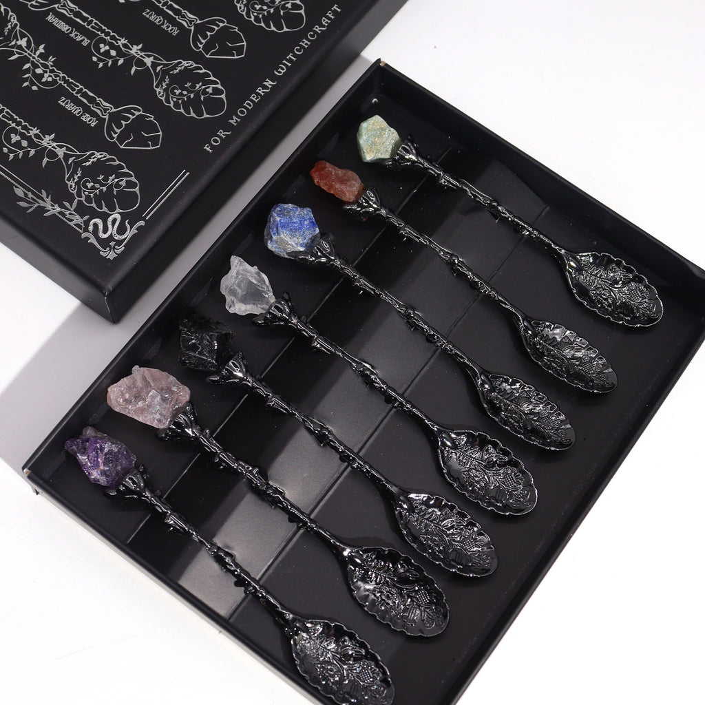 set-of-7-dark-silver-gemstone-crystal-witch-spoons292