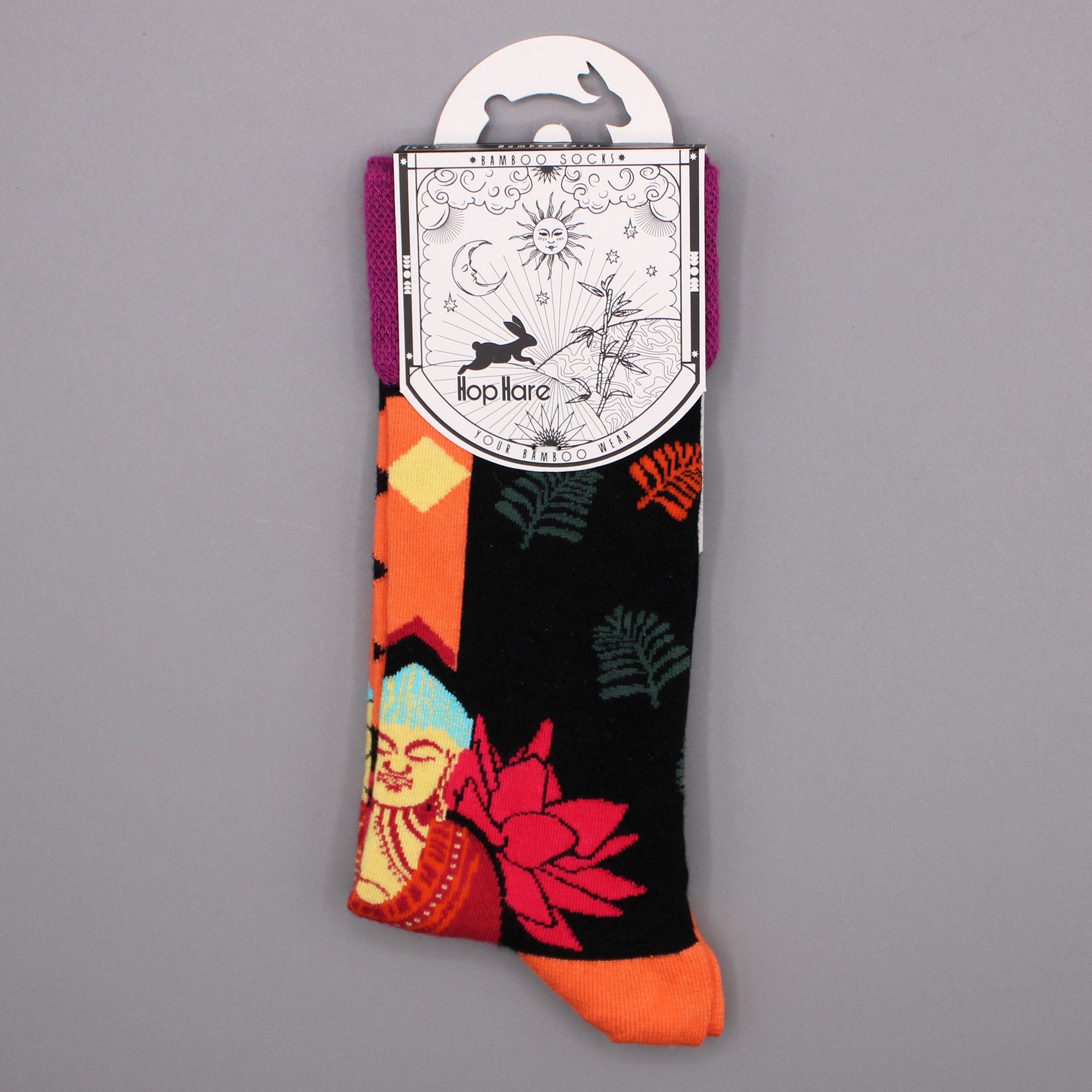 hop-hare-bamboo-socks-sm-pink-buddha-lotus594