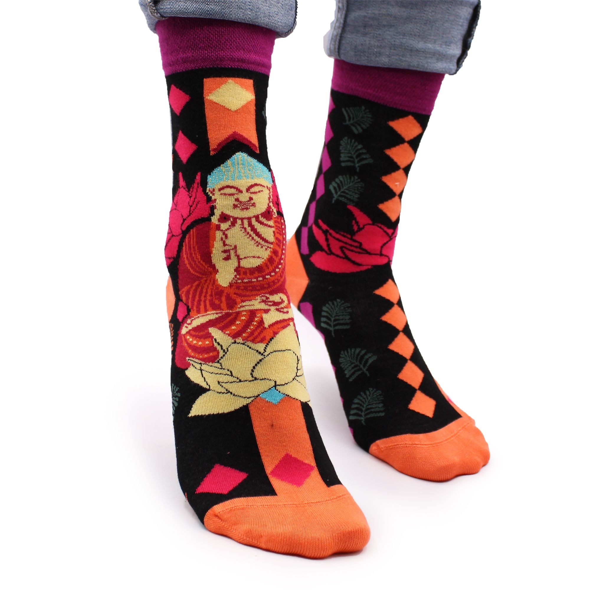 hop-hare-bamboo-socks-sm-pink-buddha-lotus594