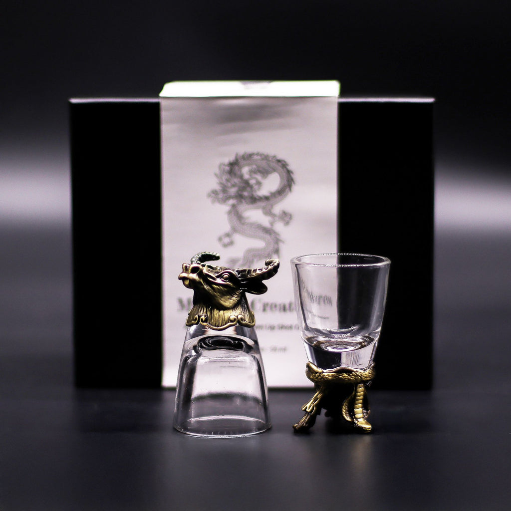 gift-set-of-6-shot-glasses-50ml-mystical-creatures-antique-bronze390