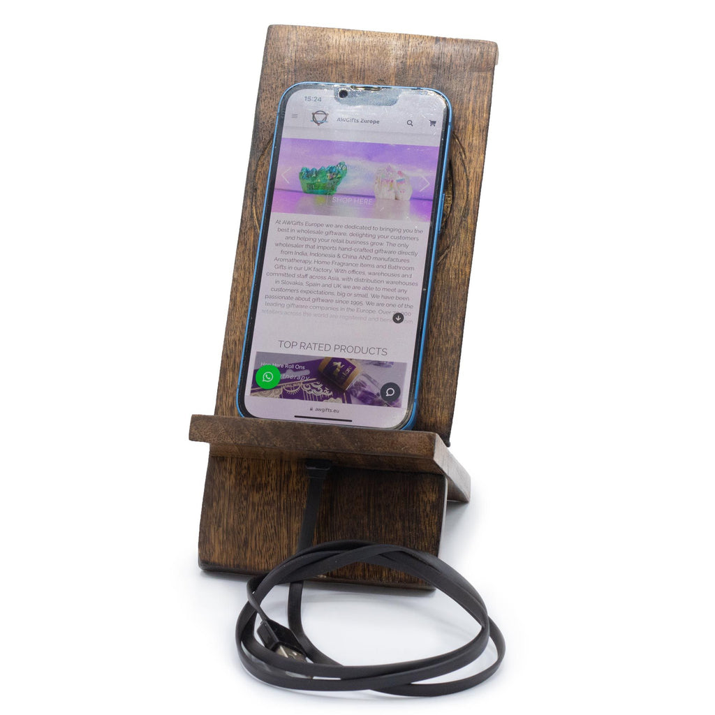 wooden-carved-phone-stand-buddha403