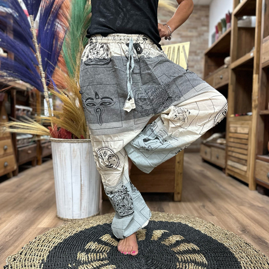 yoga-and-festival-pants-high-cross-himalayan-print-on-grey786
