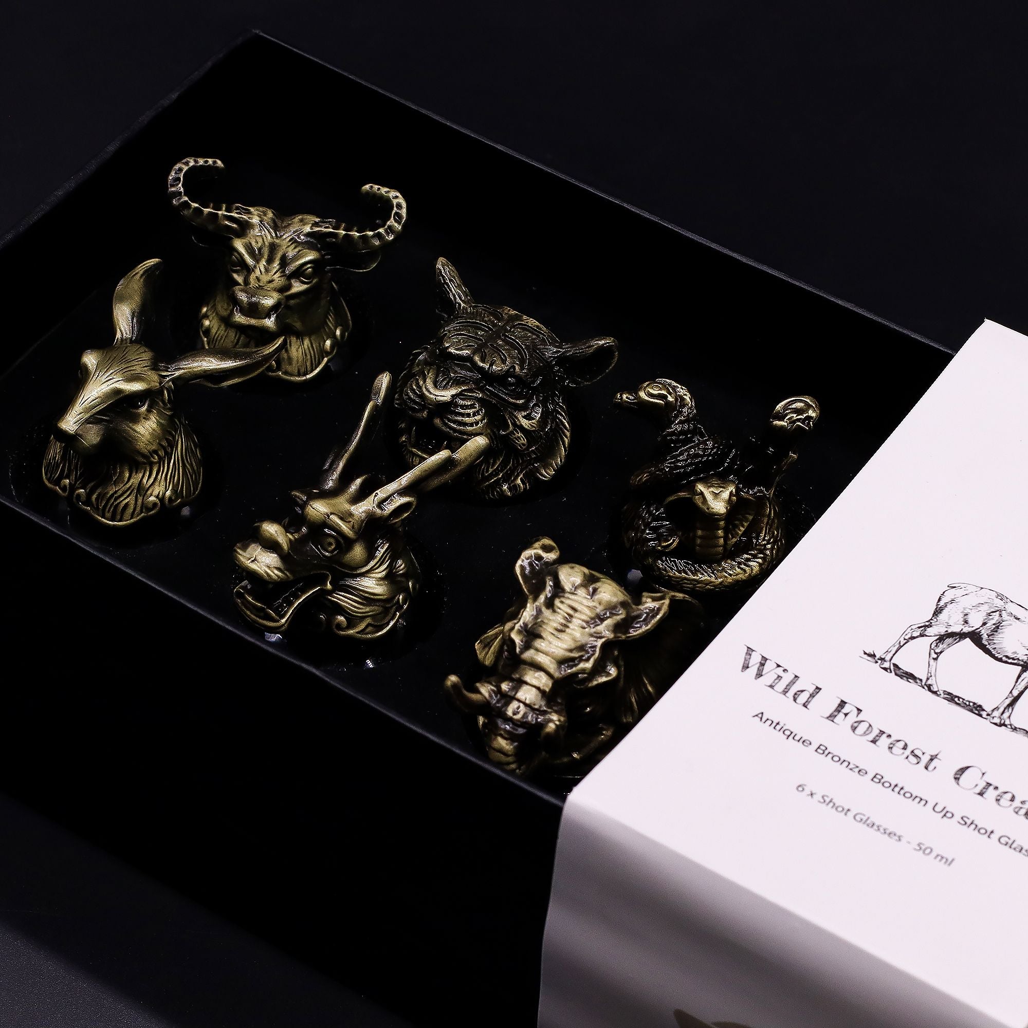 gift-set-of-6-shot-glasses-50ml-mystical-creatures-antique-bronze390