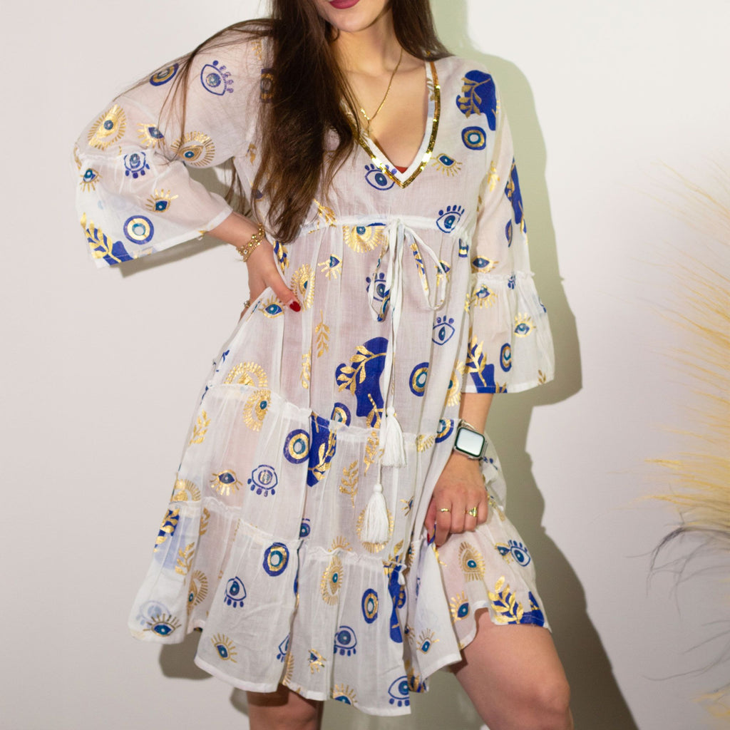 nomad-sari-evil-eye-dress-white-blue-gold-size-lxl373