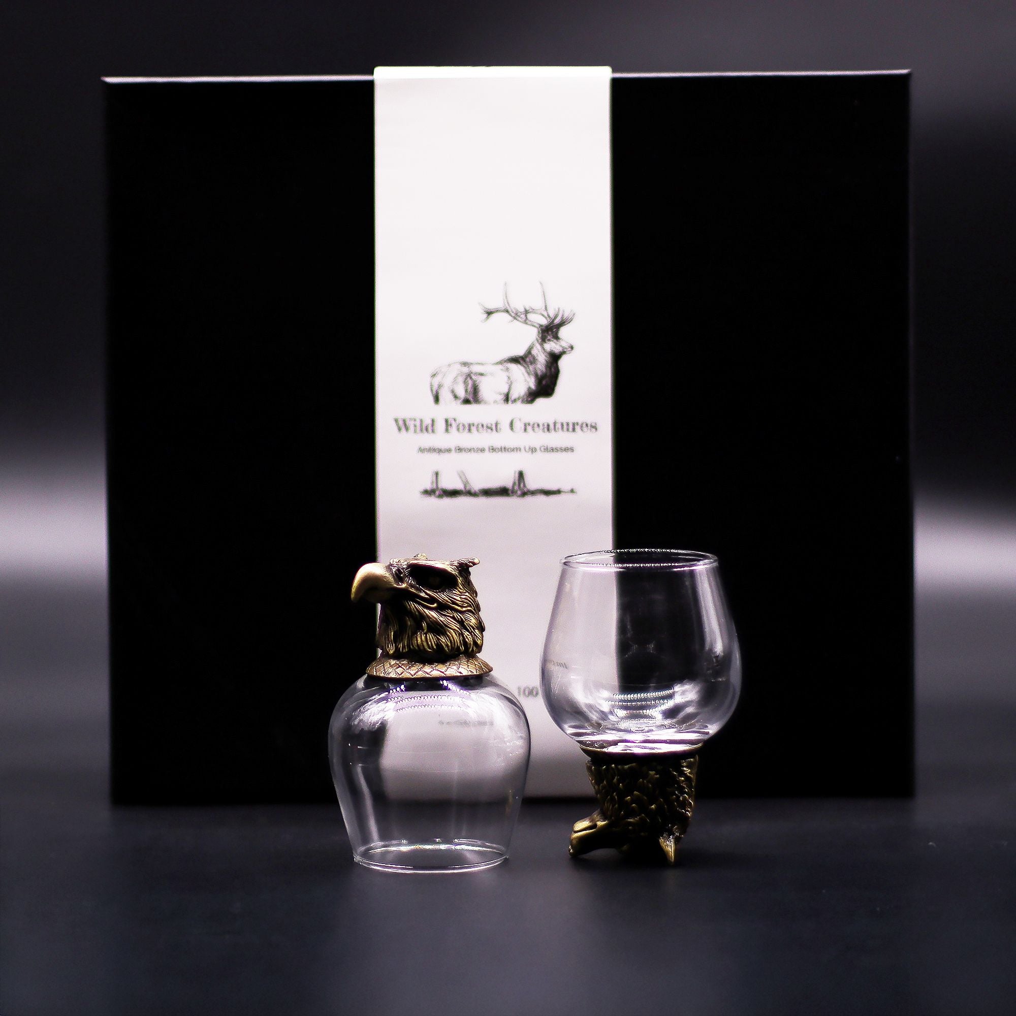 gift-set-of-6-glasses-100ml-wild-forest-creatures-antique-bronze392
