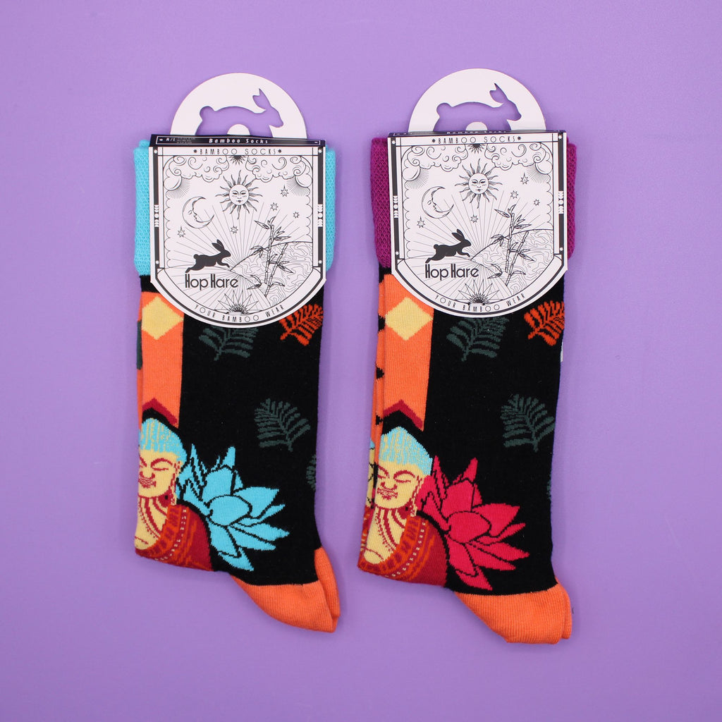 hop-hare-bamboo-socks-sm-blue-buddha-lotus596