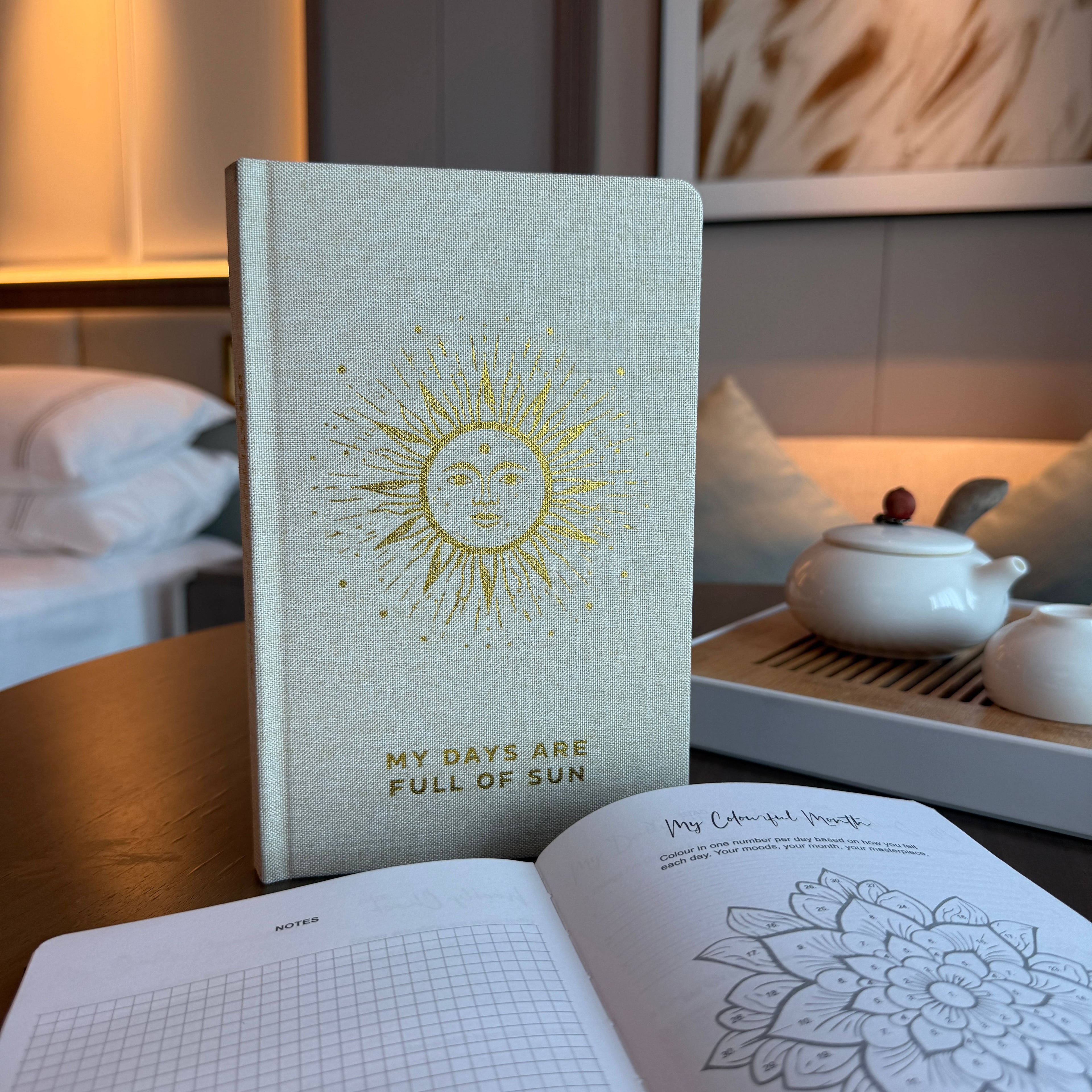 ivory-gratitude-journal-with-gold-lining-120-pages-my-days-are-full-of-sun668