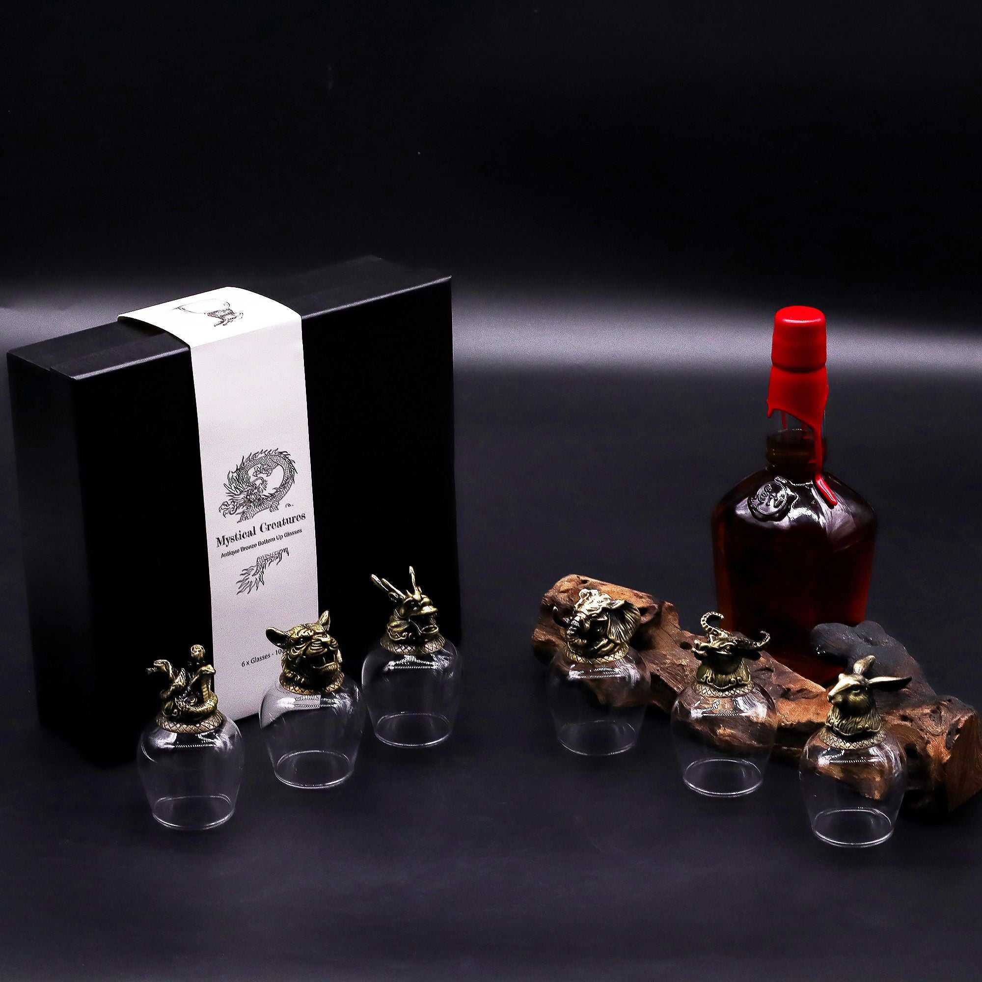 gift-set-of-6-glasses-100ml-mystical-creatures-antique-bronze389