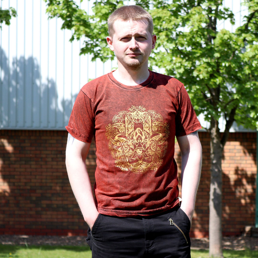 nomad-sari-stonewashed-cotton-t-shirt-hamsa-maroon-small766
