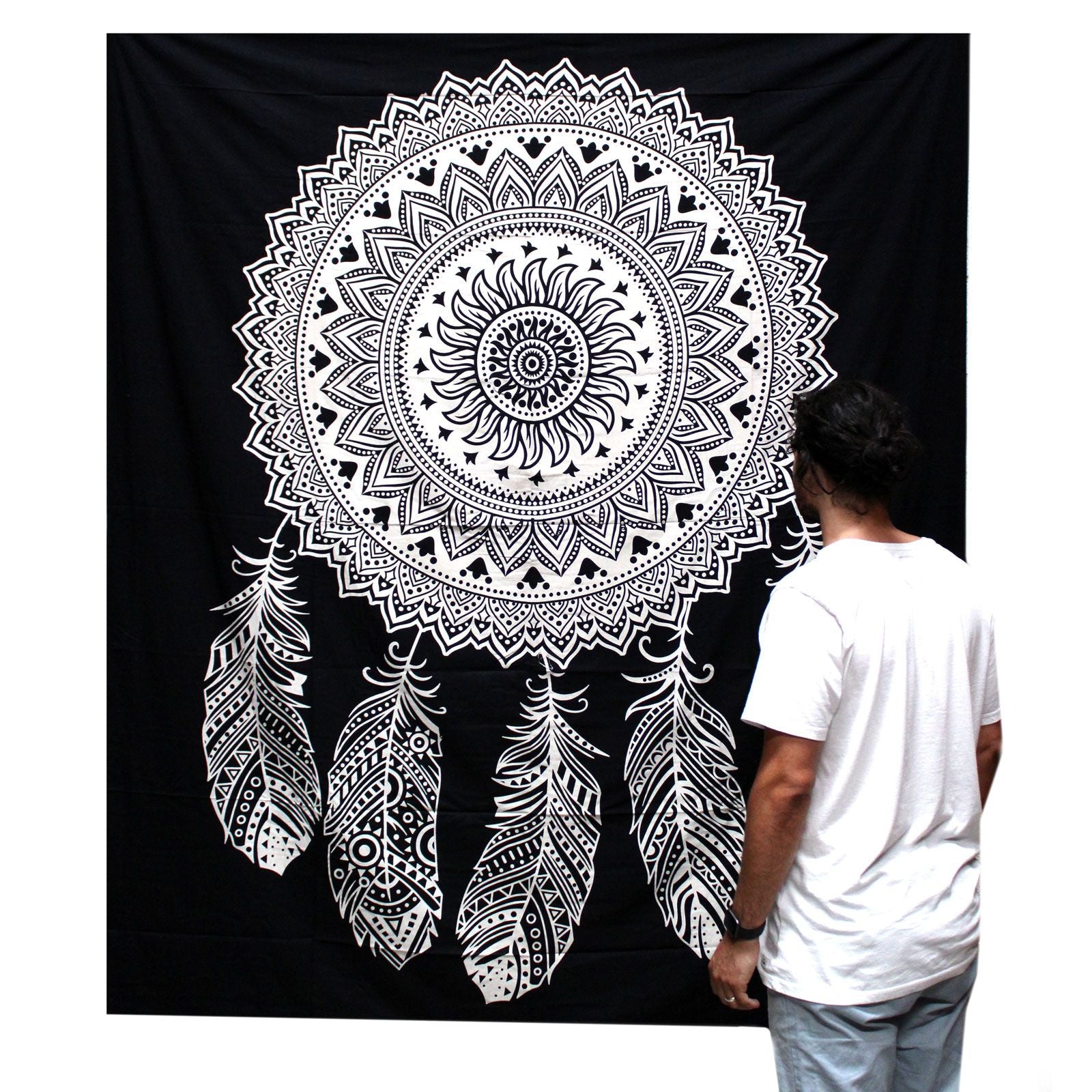 bw-double-cotton-bedspread-wall-hanging-dreamcatcher733