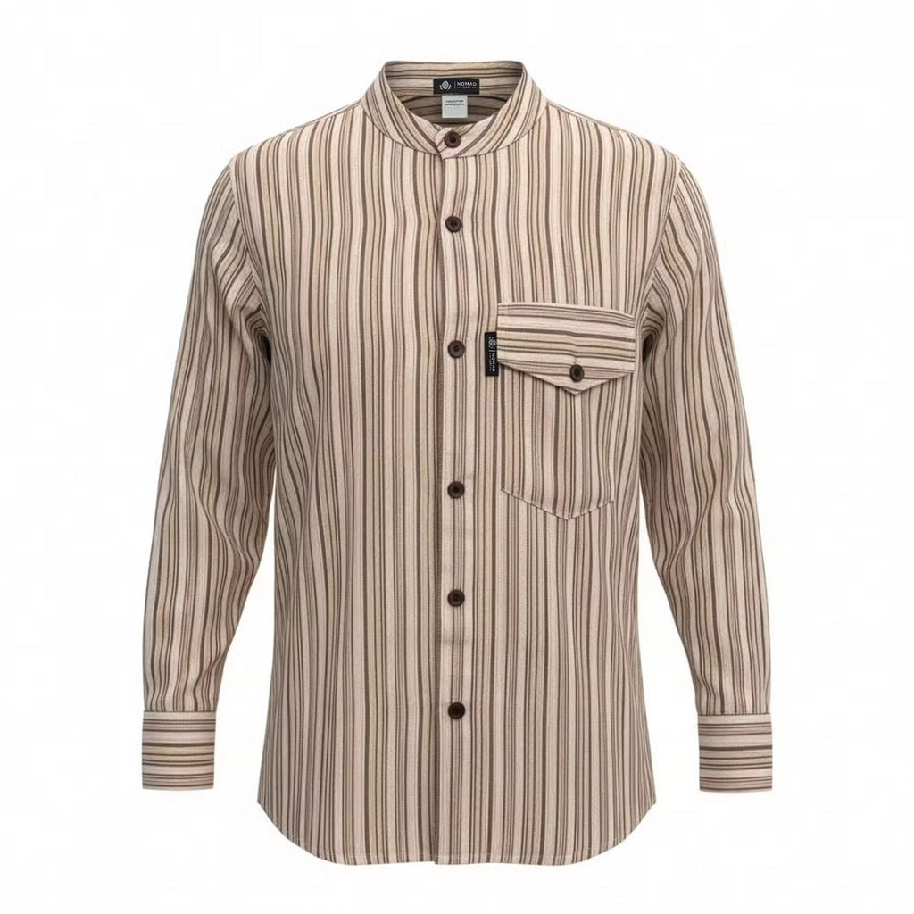 nomad-sari-grandad-shirt-brown-beige-large